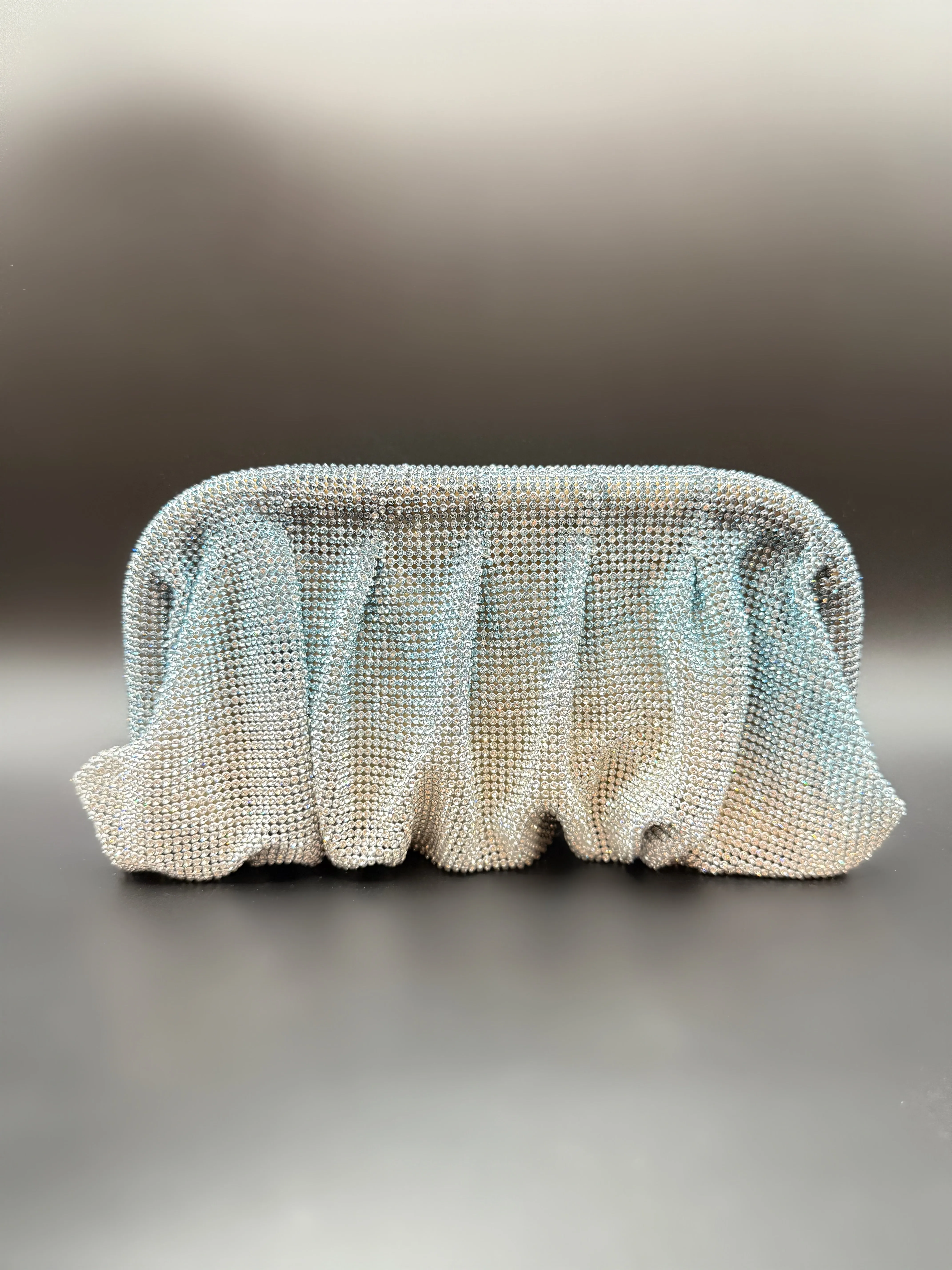 Slouchy Clutch Blue Ombré