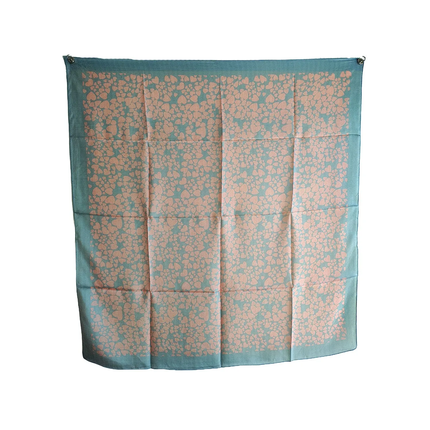 Softly Designed Silk Square Scarf 100 X 100 Cm