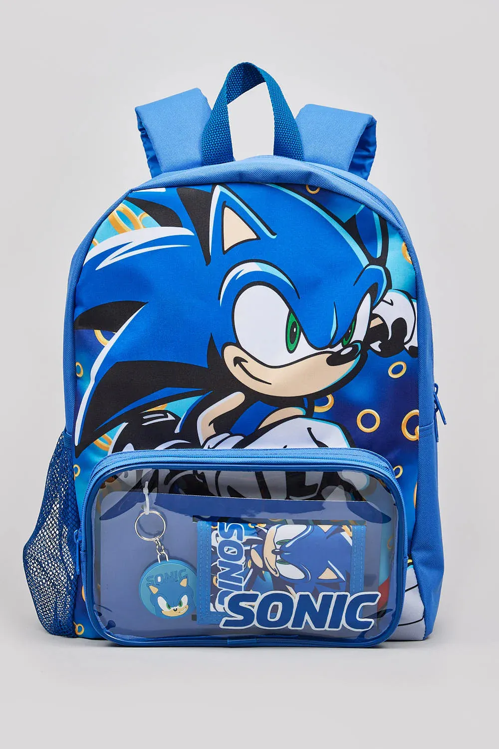 SONIC BACKPACK, WALLET AND KEYRING SET