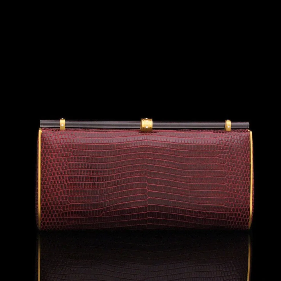 Sophia Clutch in Burgundy