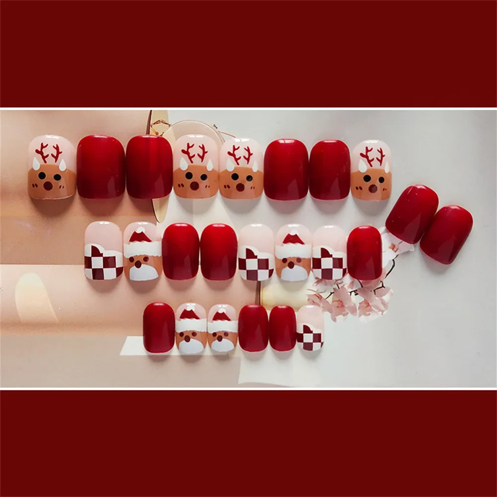 Square Chriatams Deer Claus