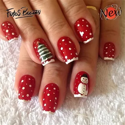 Square  Christmas  Snowman Red