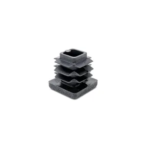 Square Tube Inserts 15x15mm - Black | Made in Germany | Keay Vital Parts
