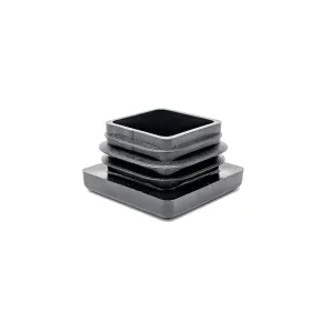 Square Tube Inserts 28x28mm - Black | Made in Germany | Keay Vital Parts