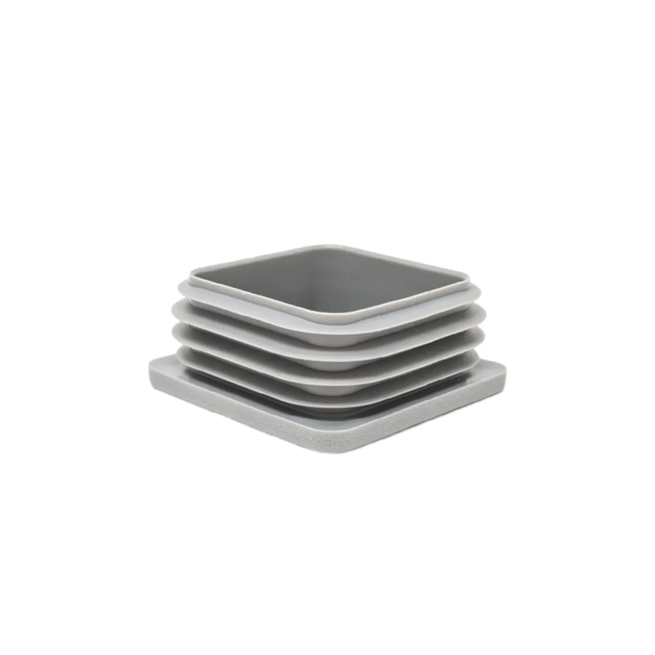 Square Tube Inserts 60x60mm - Grey | Made in Germany | Keay Vital Parts