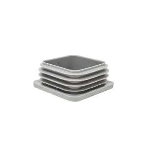 Square Tube Inserts 60x60mm - Grey | Made in Germany | Keay Vital Parts