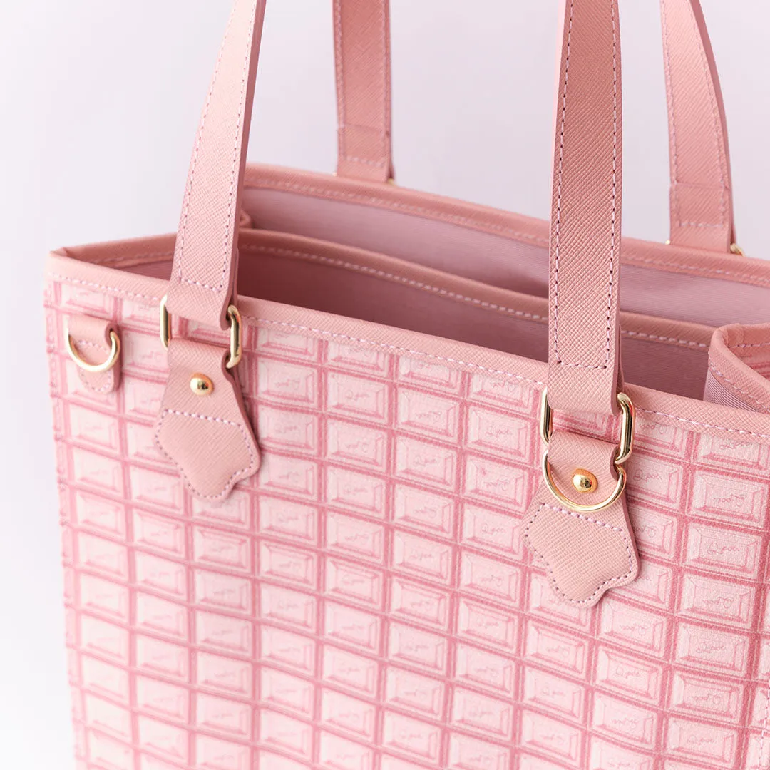 Strawberry Chocolate Square Tote Bag【Japan Jewelry】