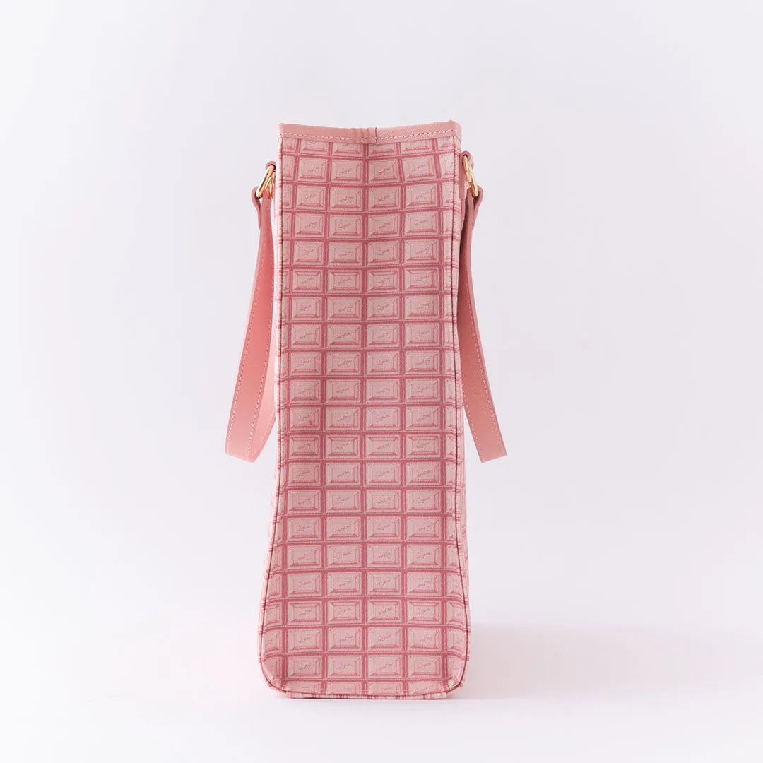Strawberry Chocolate Square Tote Bag【Japan Jewelry】
