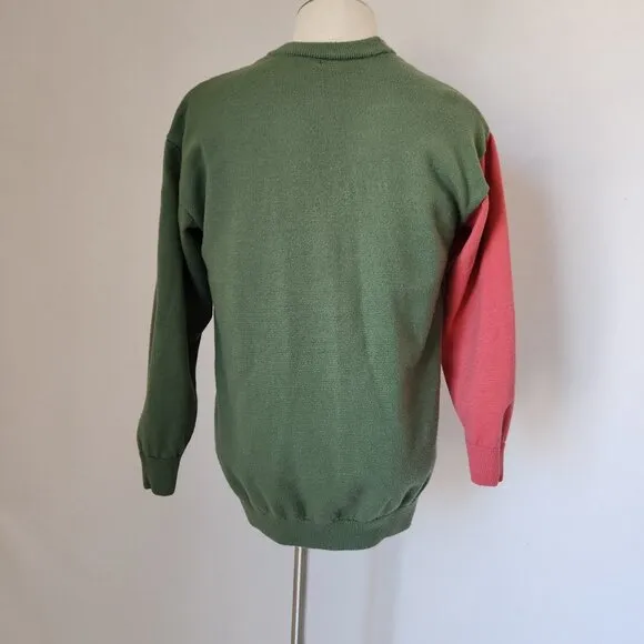 Studio Ghibli My Neighbor Totoro Panel Cardigan V-Neck Button Colorblock