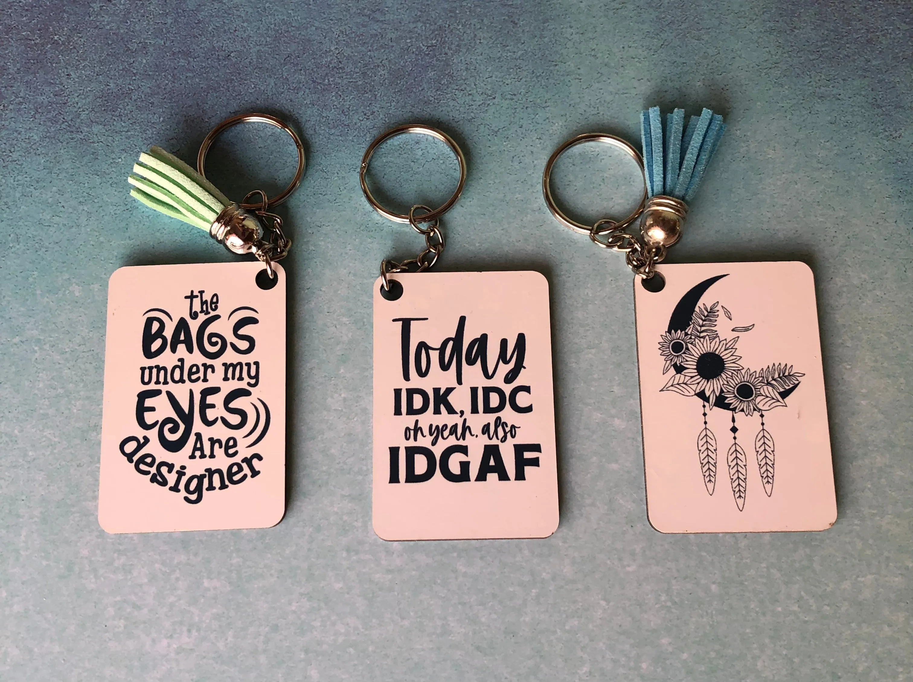 Sublimated Keychains ~ rectangle
