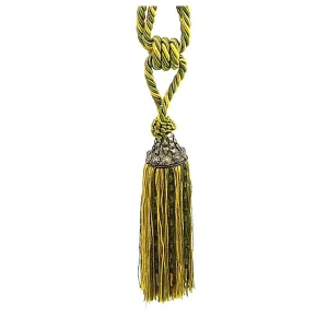 Tassel Metal Tieback Green
