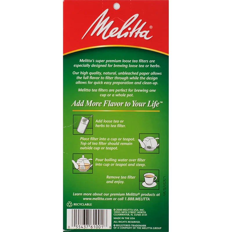 Tea Filters - 40 Count