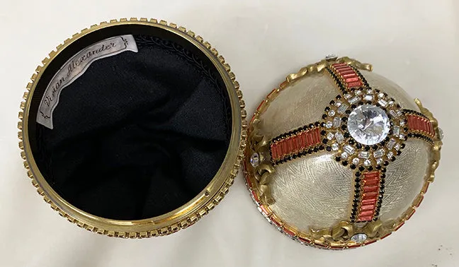 Tea Time Vintage Silver Purse