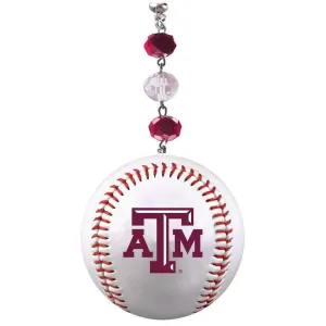 Texas A & M University - Team BASEBALL (set of 3)   MAGNETIC ORNAMENT