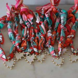 The Scarlett Heart Scarf Necklace