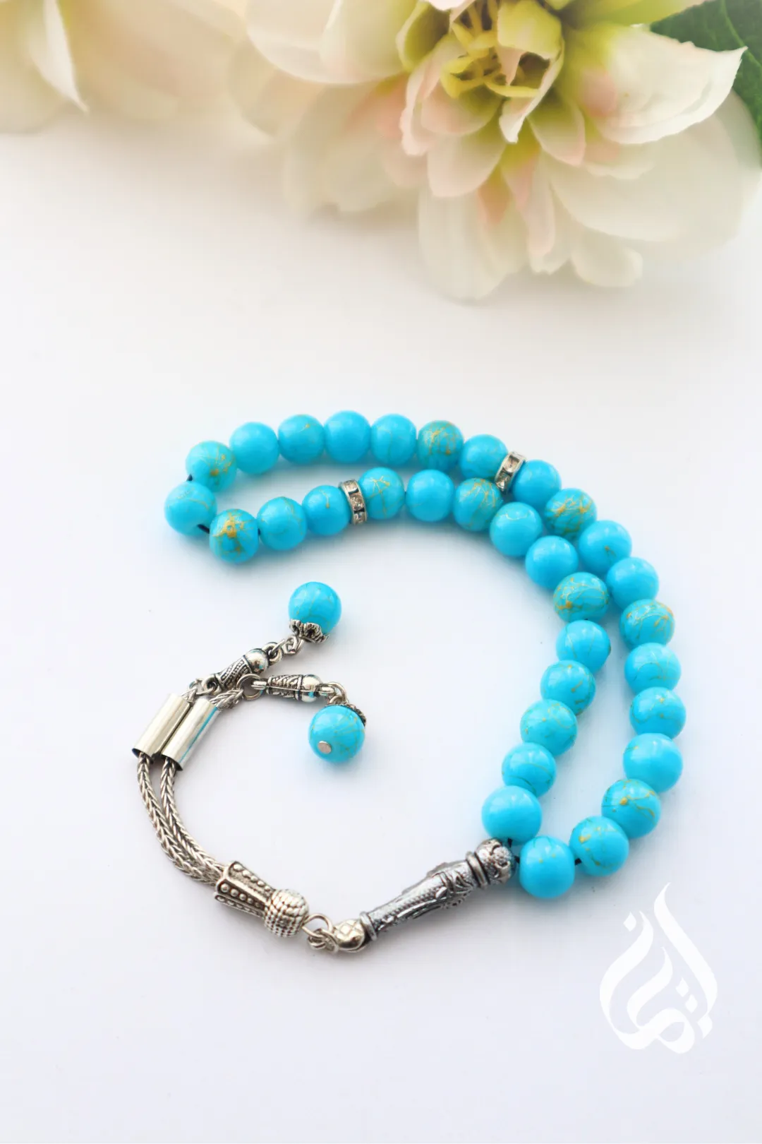 Thikr Beads (33) with Silver Tassel