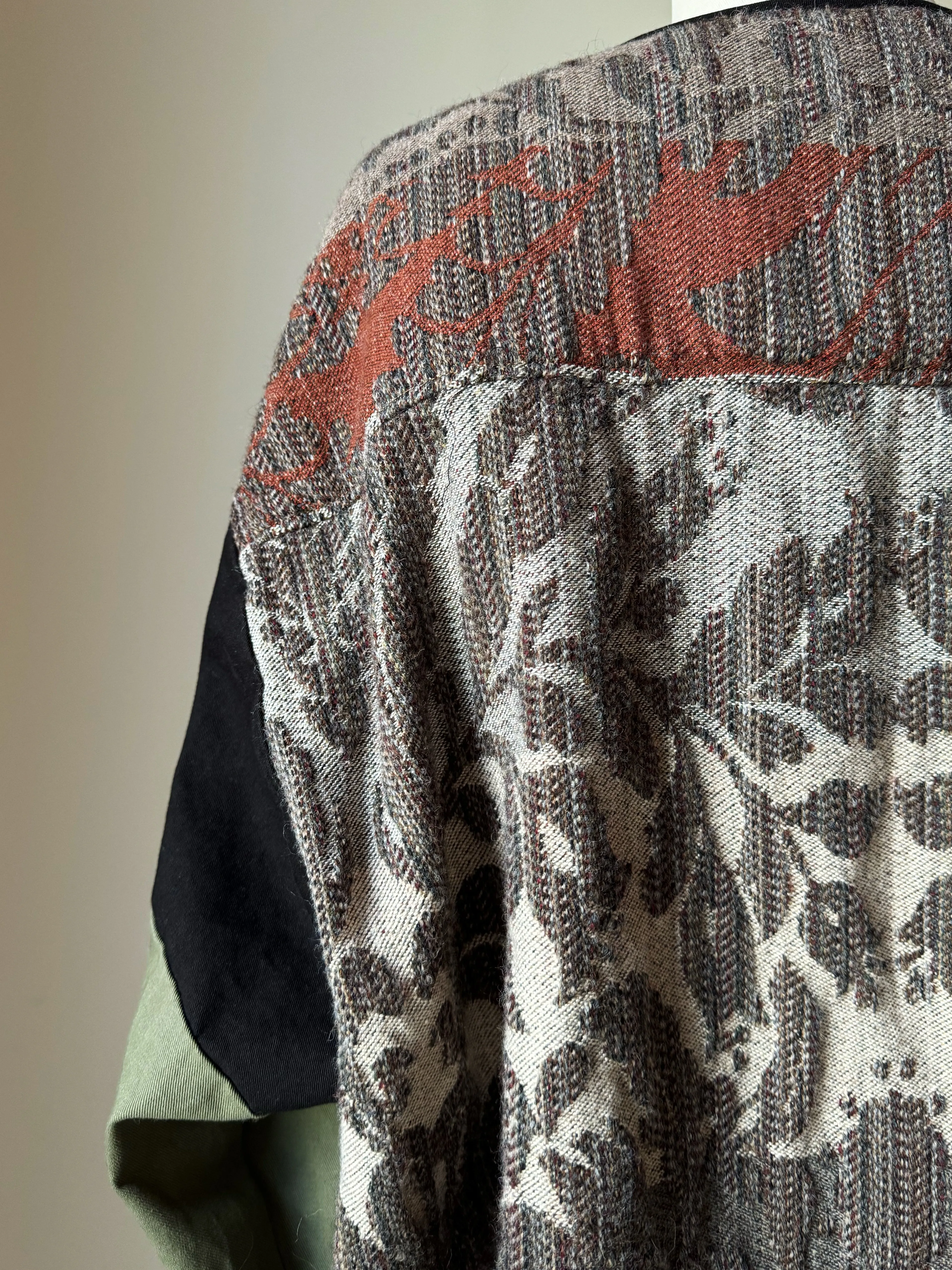 thistle hill weavers jacquard sleeve top