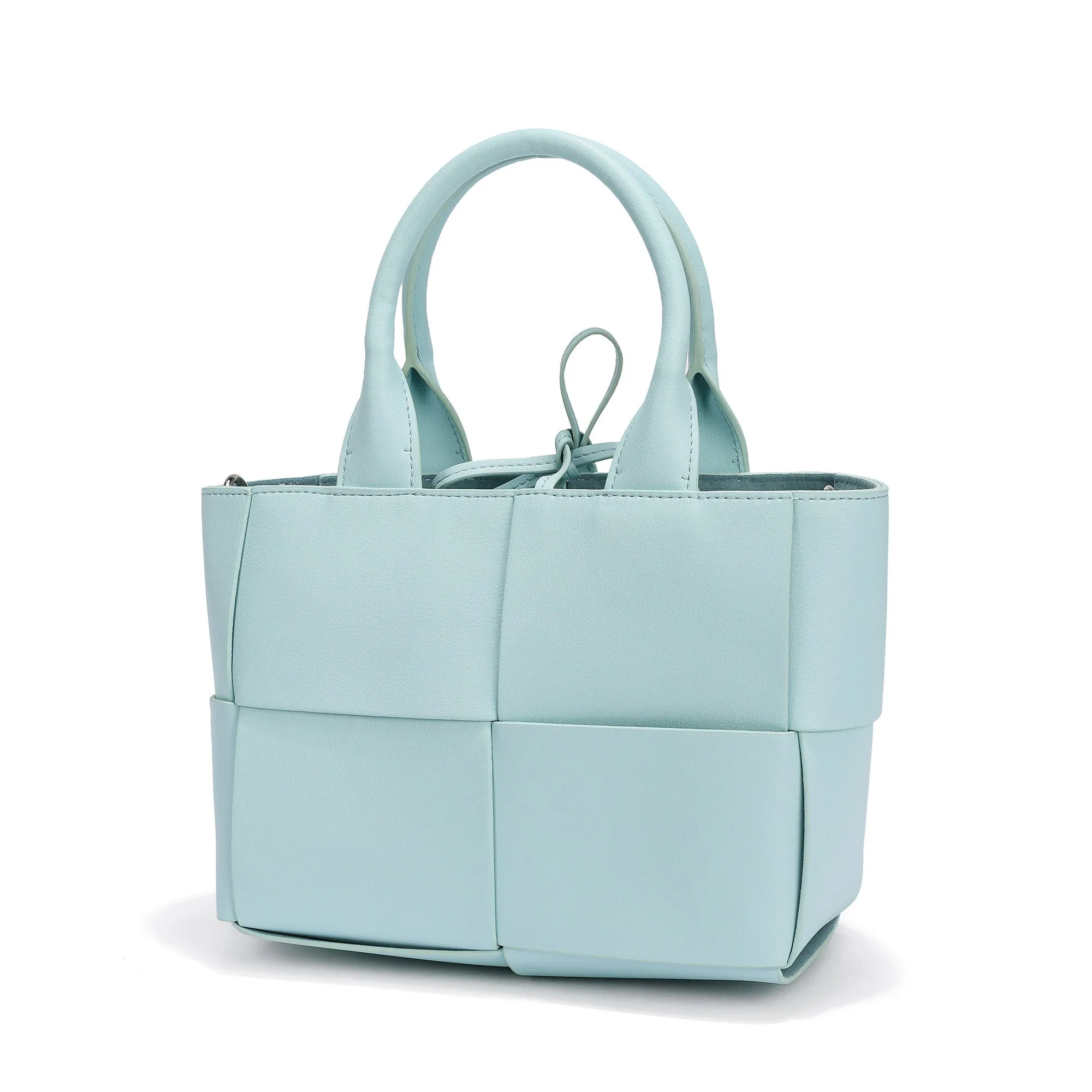 Tiffany & Fred Smooth Woven Leather Crossbody/Shoulder Bag