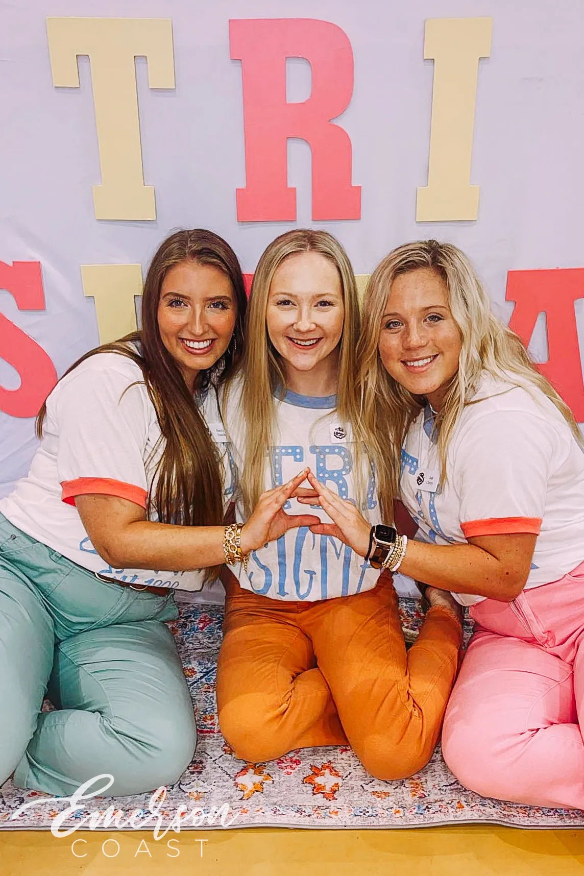 Tri Sigma Recruitment Colorblock Ringer