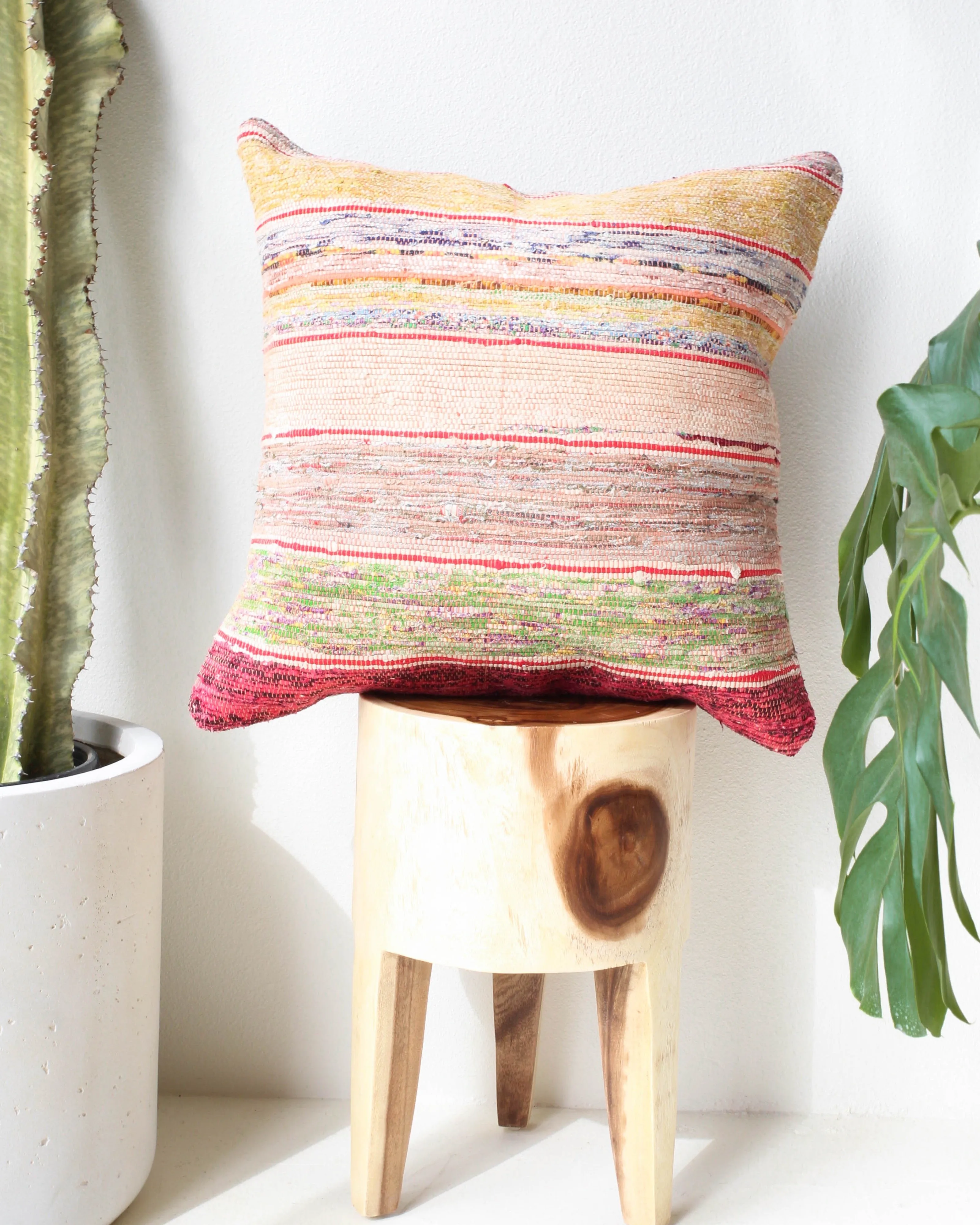Turkish Kilim Pillow 24"x24"