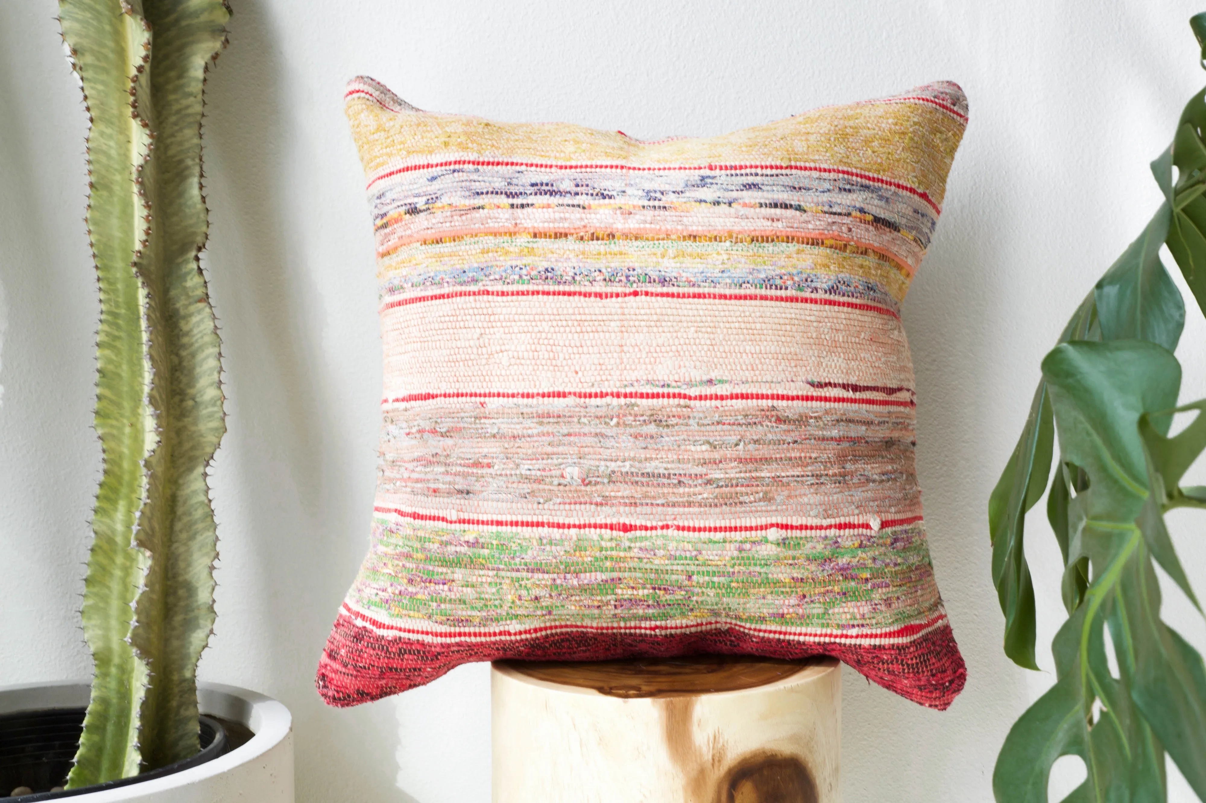 Turkish Kilim Pillow 24"x24"