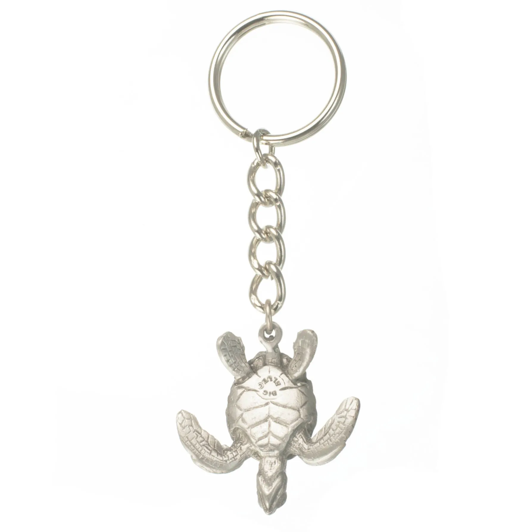 Turtle Keychain for Men and Women- Sea Turtle Key Fob, Gift for Turtle Lovers, Cute Turtle Keyring, Sea Life Key Chain, Scuba Gifts