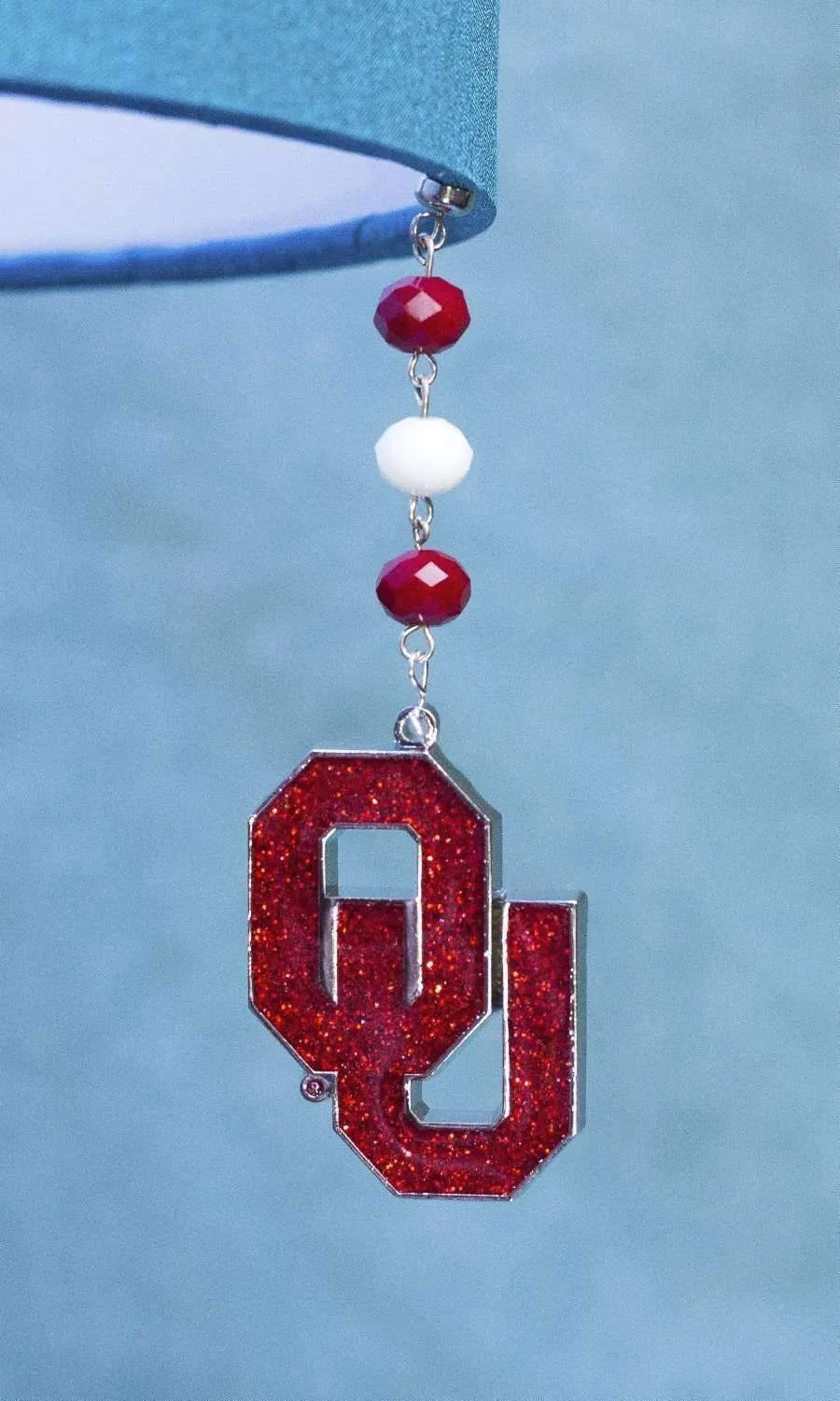 University of Oklahoma - Logo Bling  (set of 3) MAGNETIC ORNAMENT