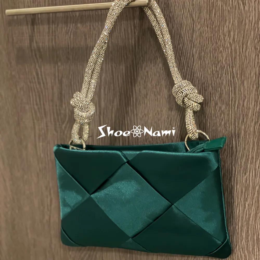 VALKYRIE BAG Green Satin