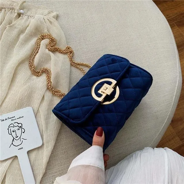 Velvet Mini Crossbody Bag