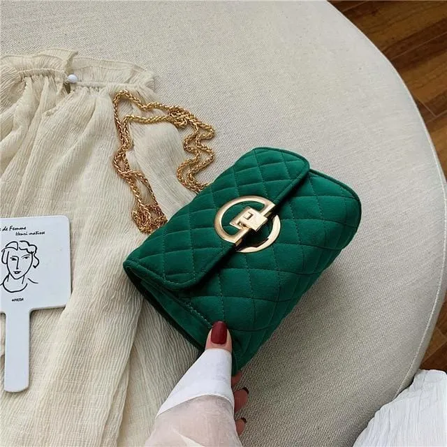 Velvet Mini Crossbody Bag