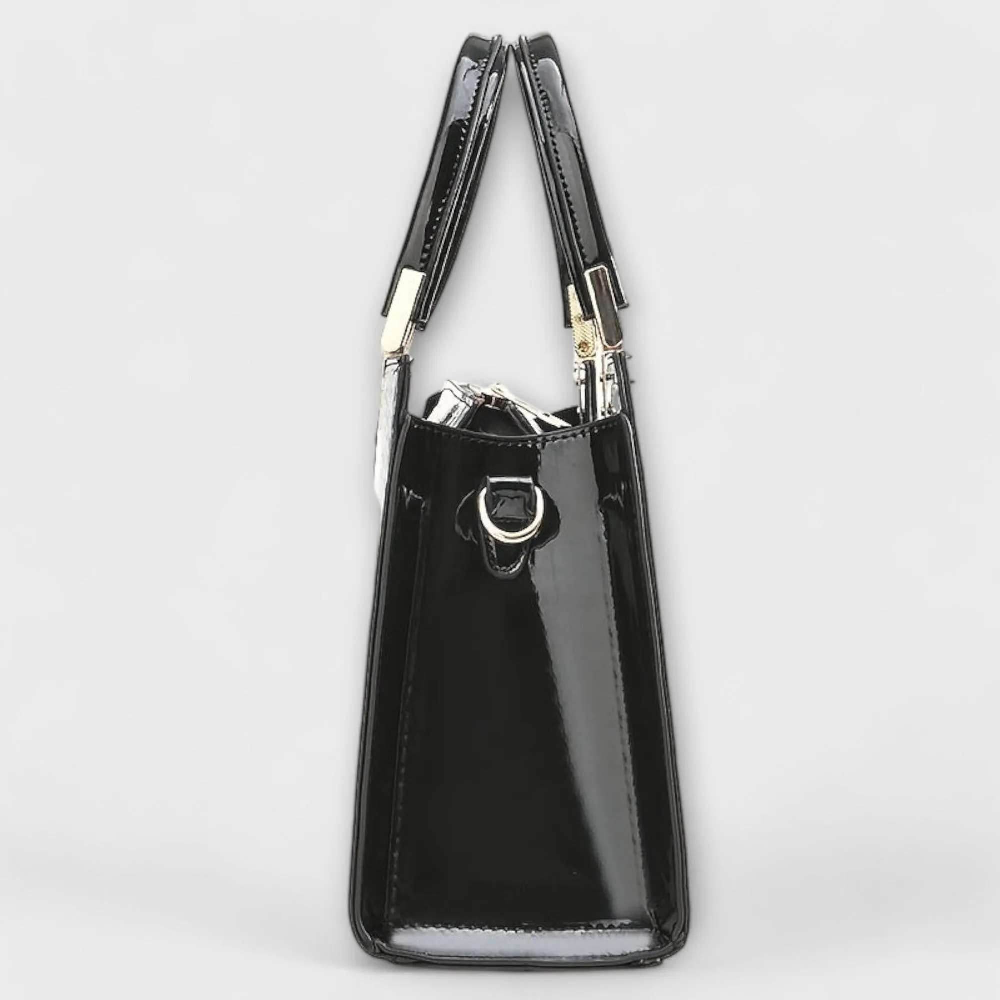 Vera - Glossy Crocodile Patterned Handbag