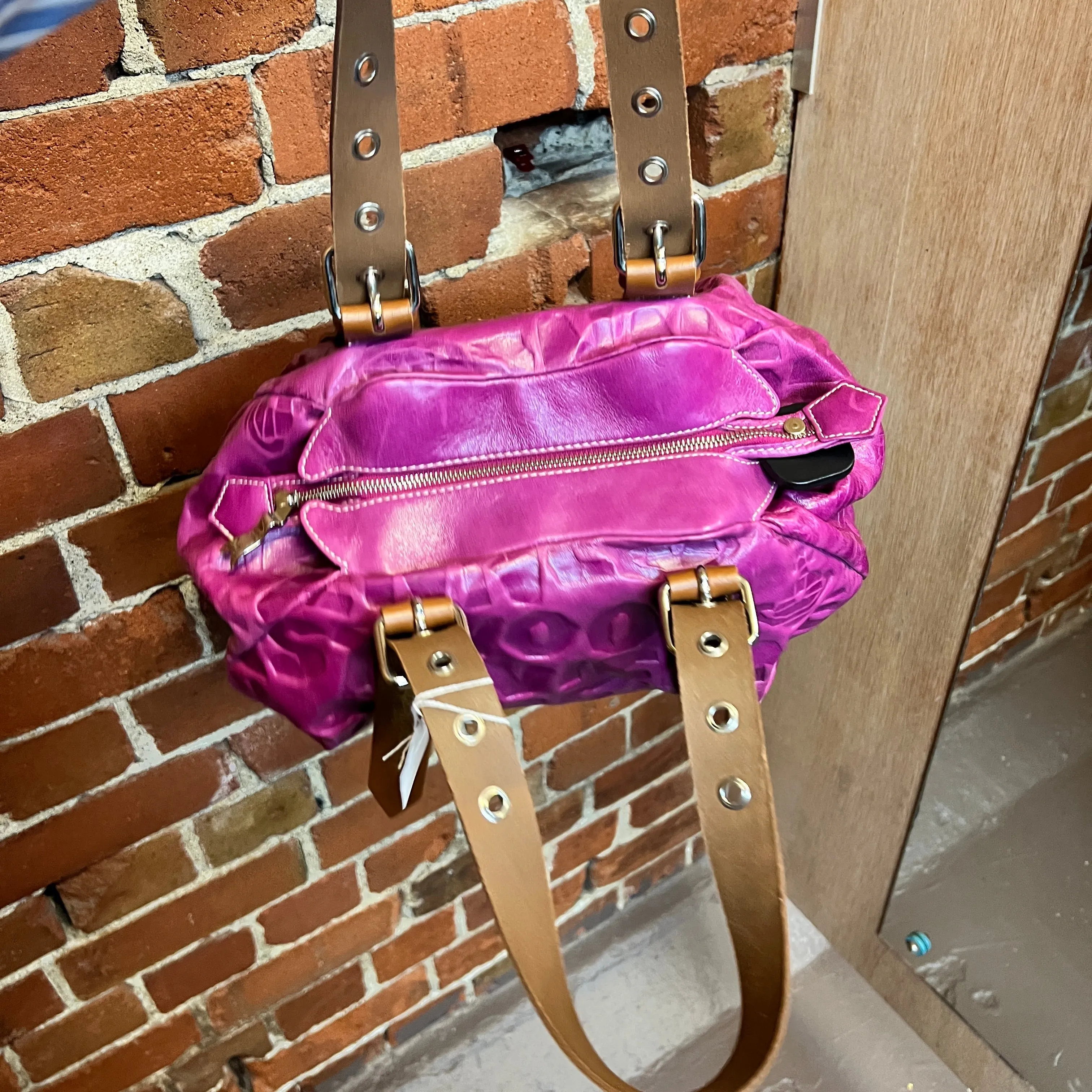 VIVIENNE WESTWOOD leather pirate handbag