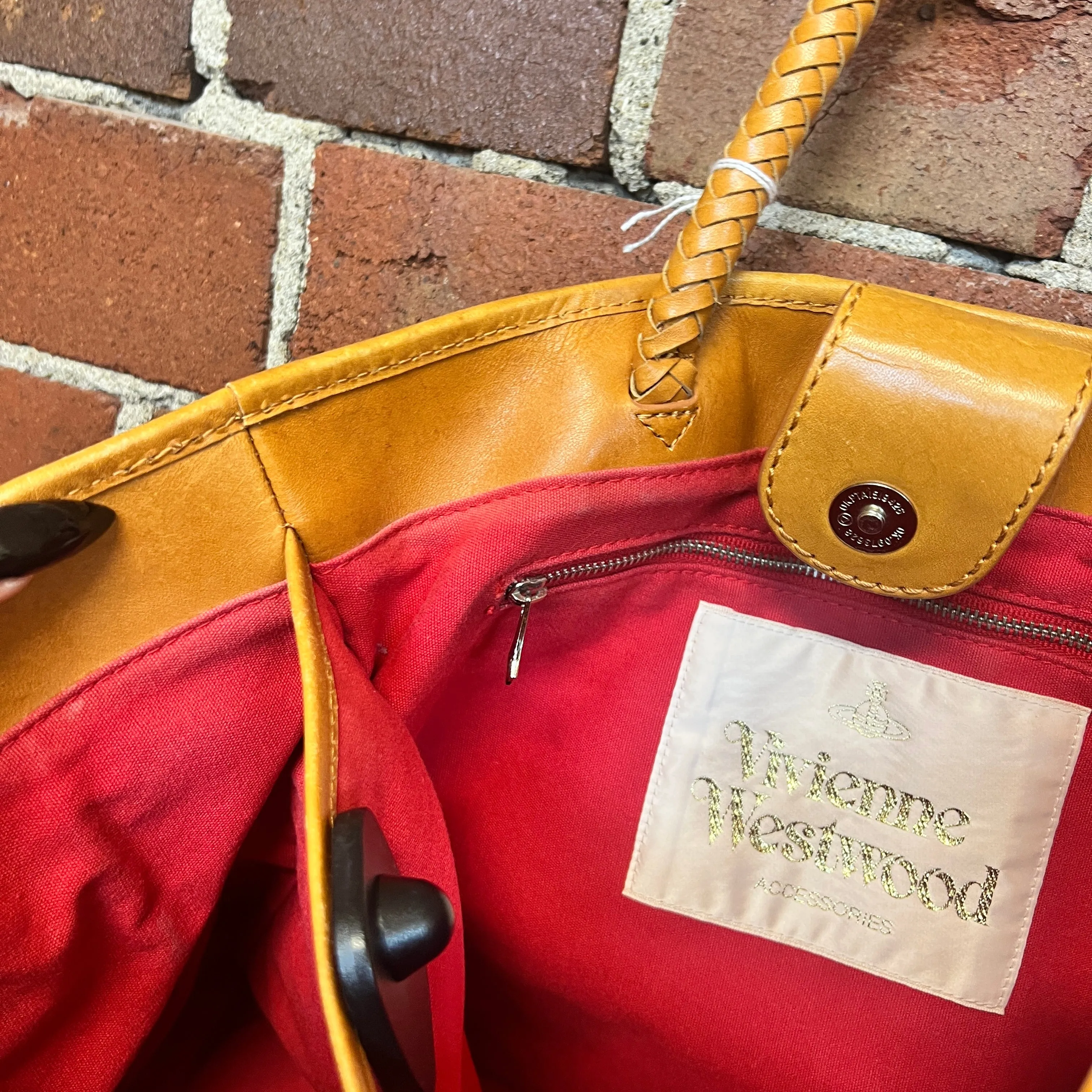 VIVIENNE WESTWOOD woven handbag