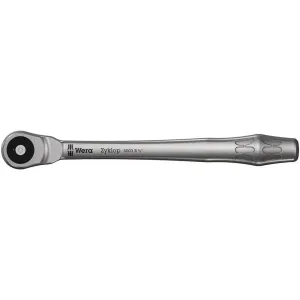 Wera 8003 B Zyklop Metal Ratchet with push-through square and 3/8" drive - 3/8" x 222 mm