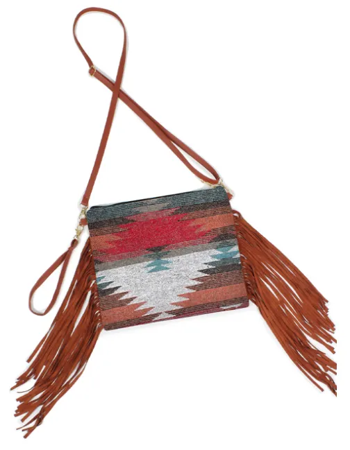 WESTERN TASSEL CROSSBODY BAG