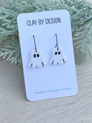 White & black ghosts on hooks - Style 1