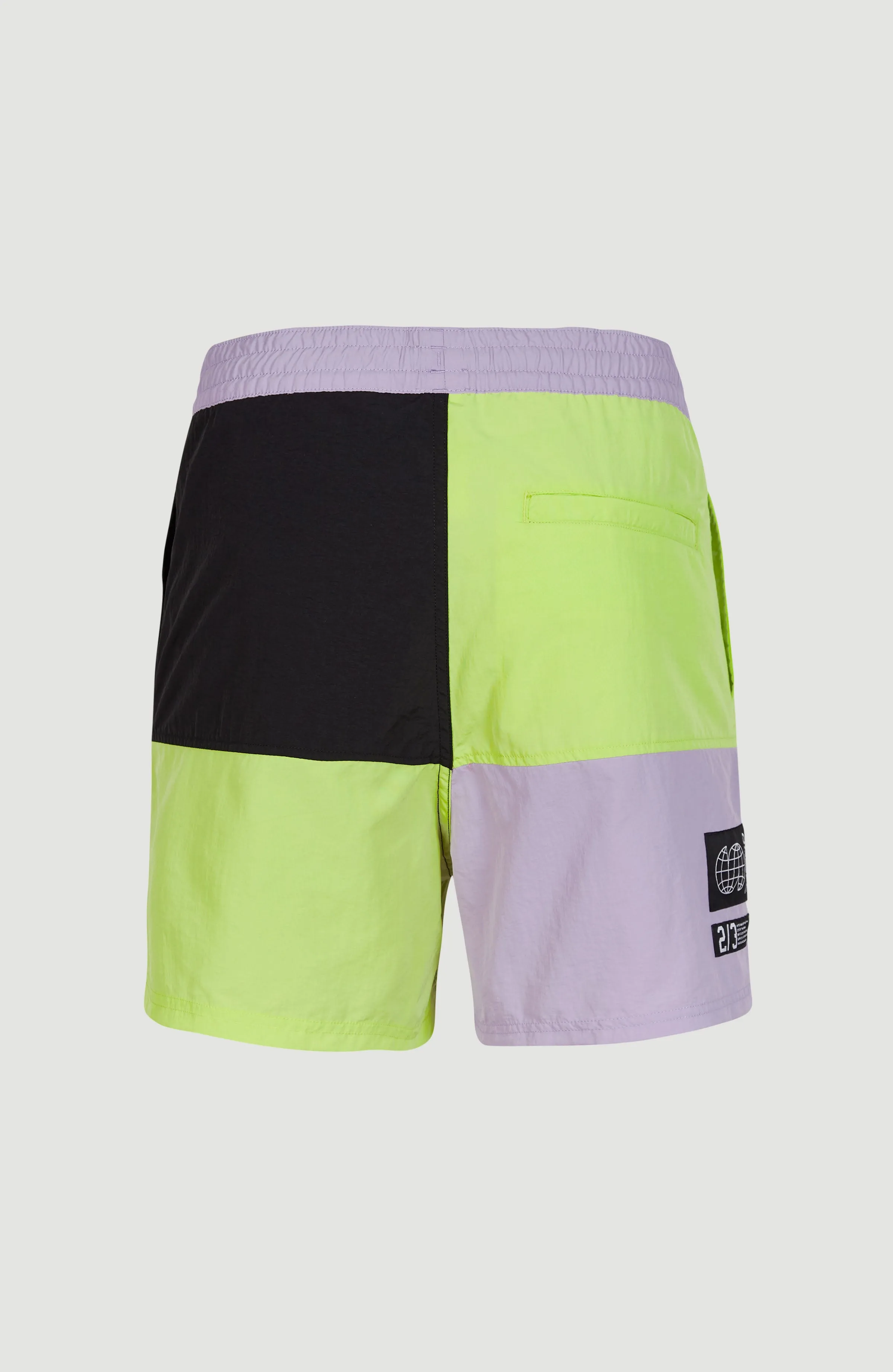 Wilder Colourblock 16'' Badehose | Sunny Lime Colour Block