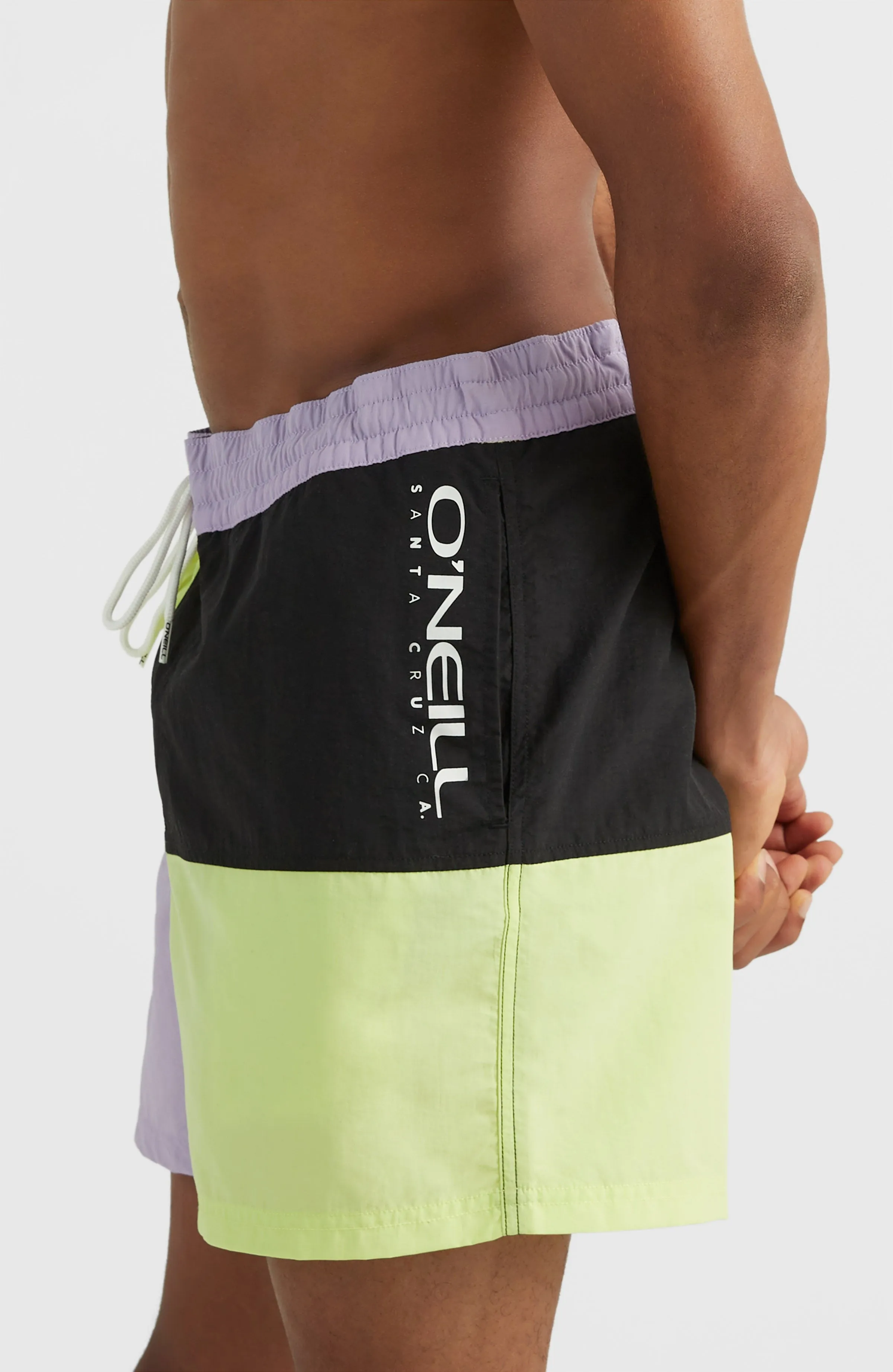 Wilder Colourblock 16'' Badehose | Sunny Lime Colour Block