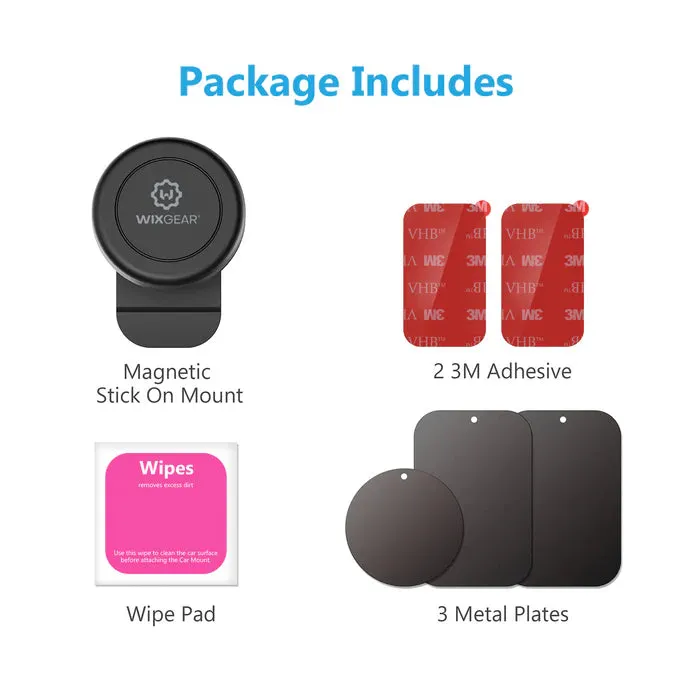 WixGear Magnetic Stick On Car Mount