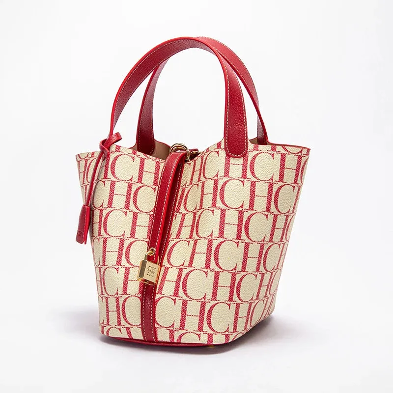 Women's PVC Jacquard Shoulder Bag