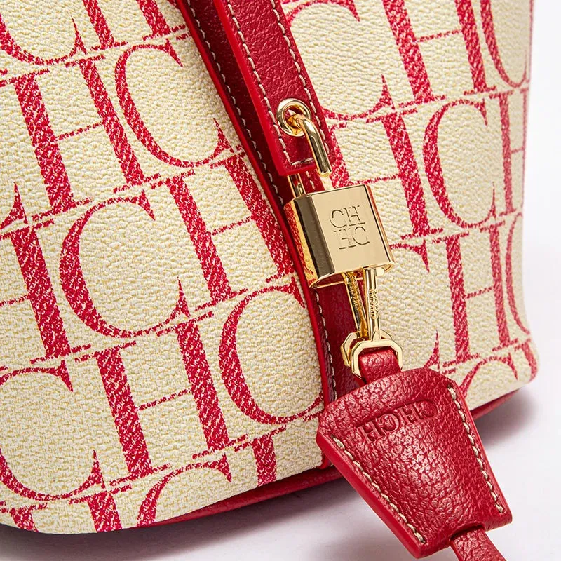 Women's PVC Jacquard Shoulder Bag