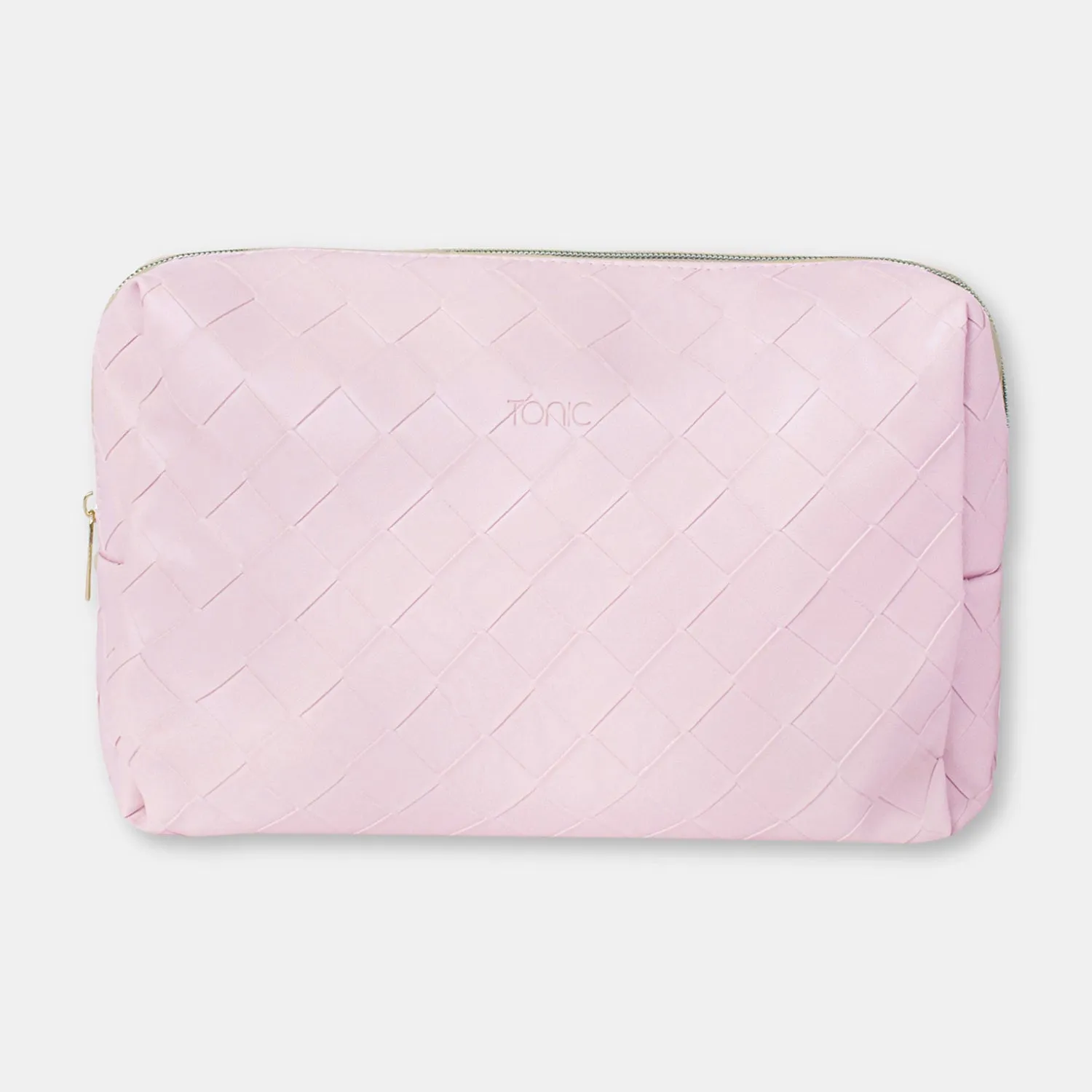 Woven Large Cosmetic Bag