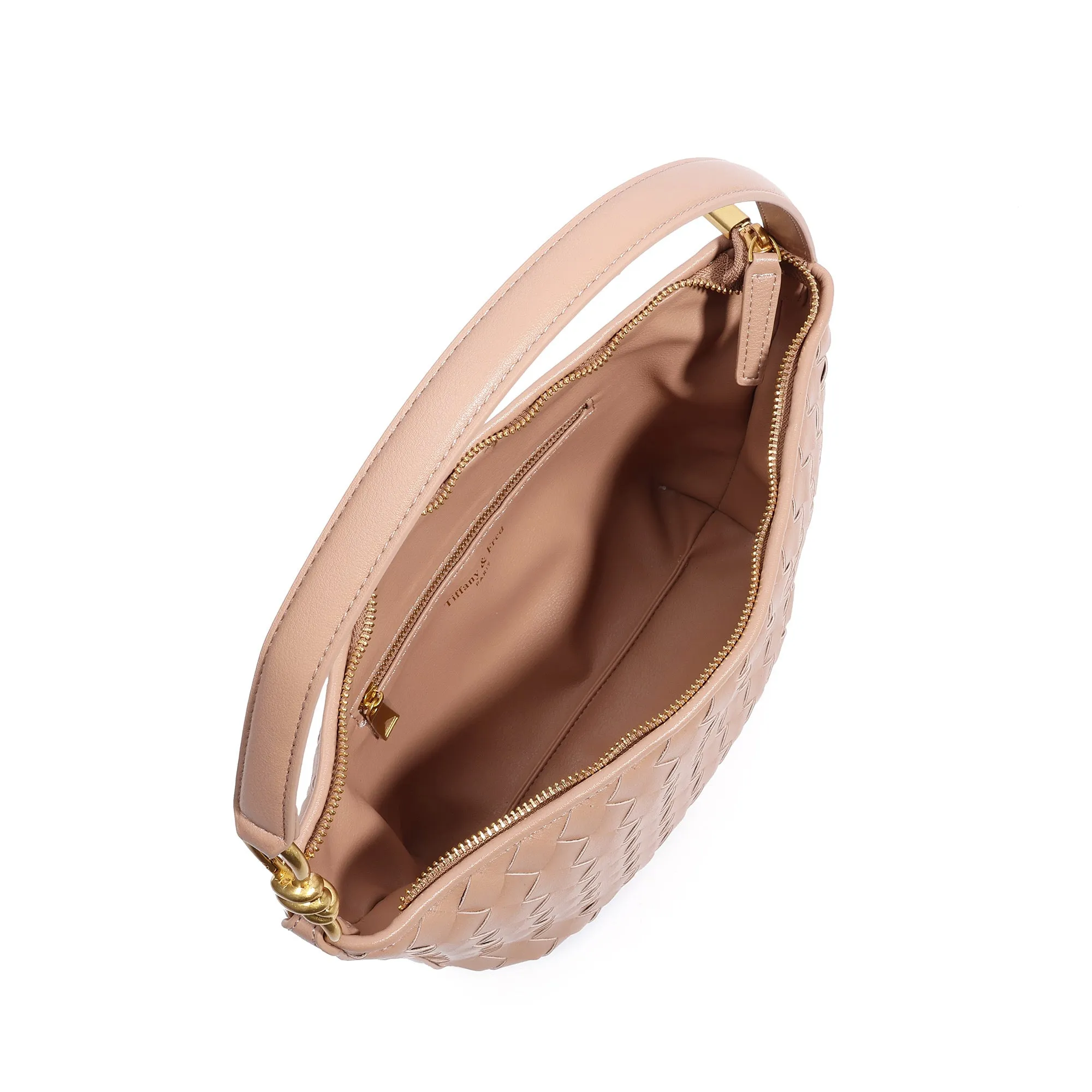 Woven Leather Hobo/ Shoulder Bag