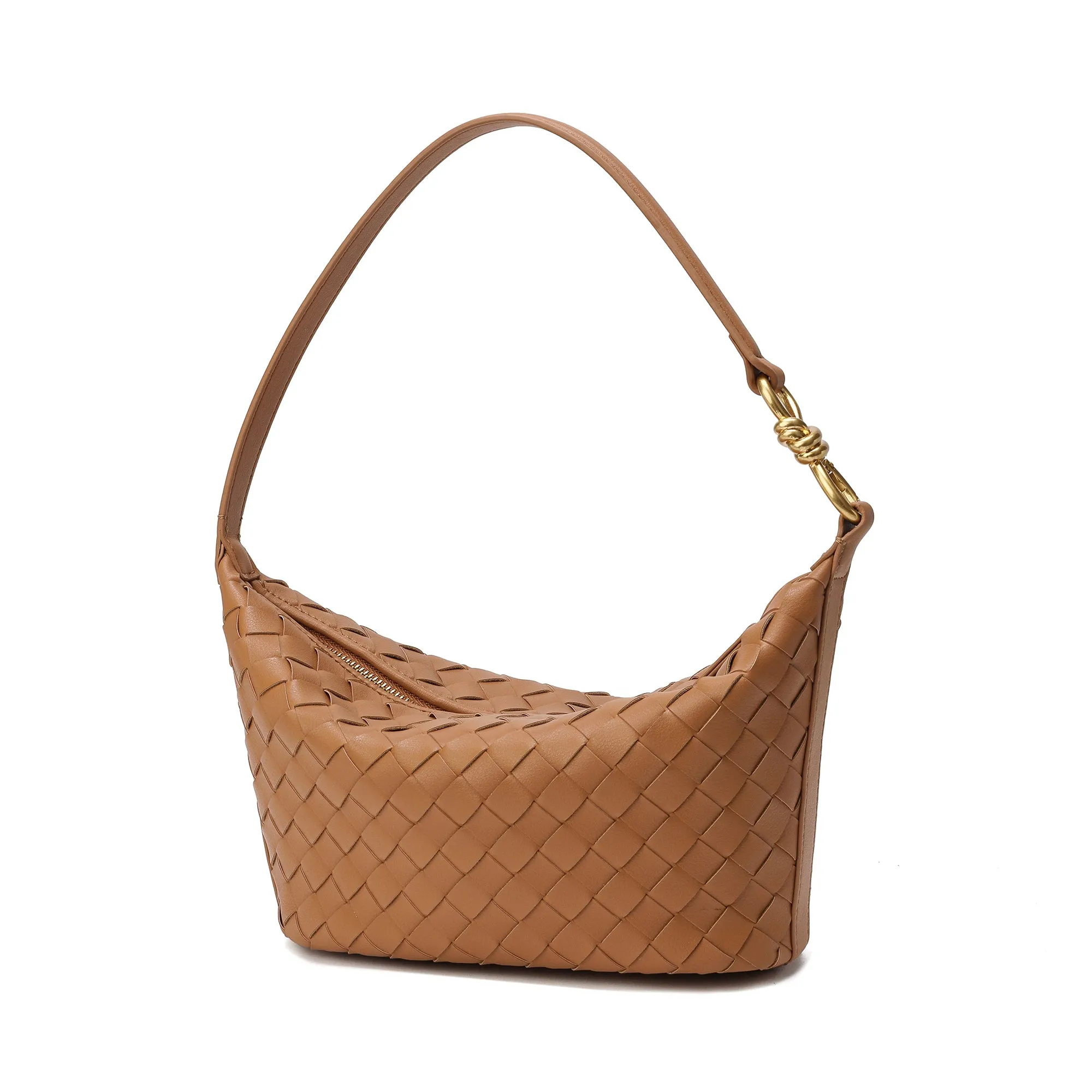 Woven Leather Hobo/ Shoulder Bag