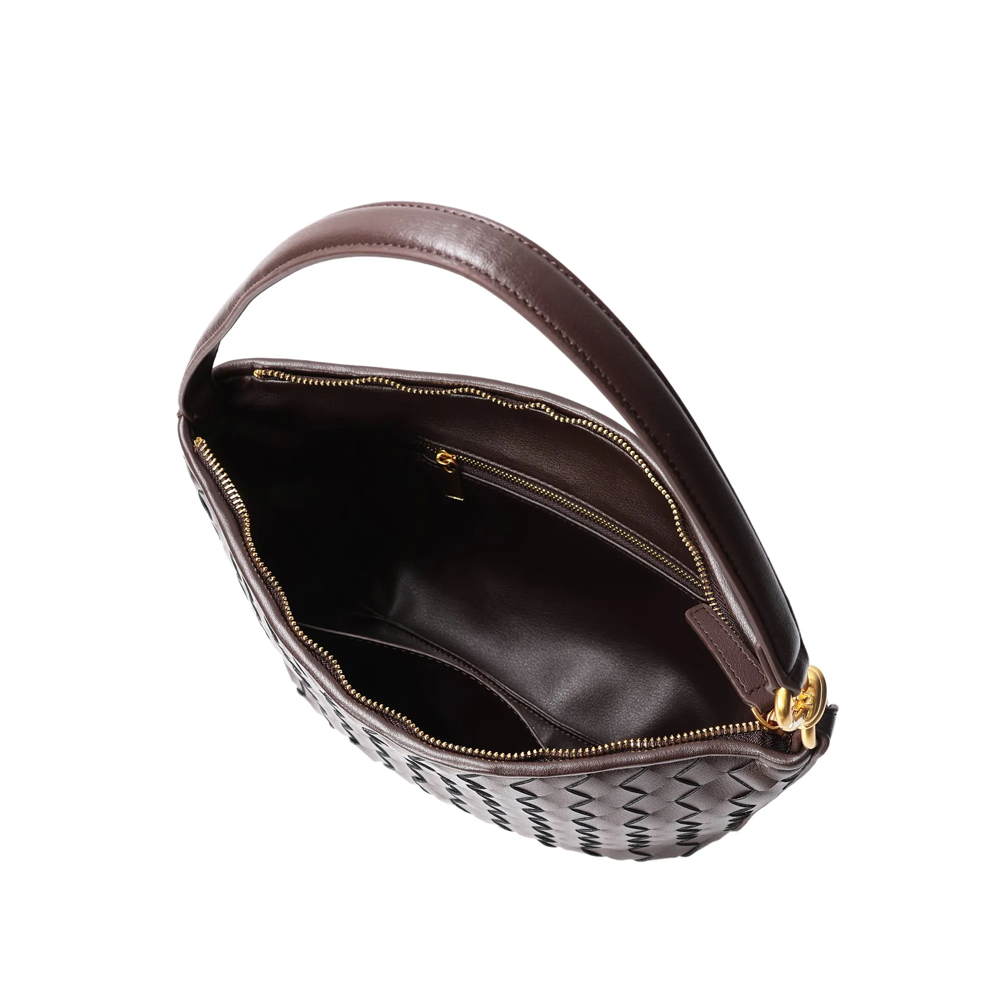 Woven Leather Hobo/ Shoulder Bag