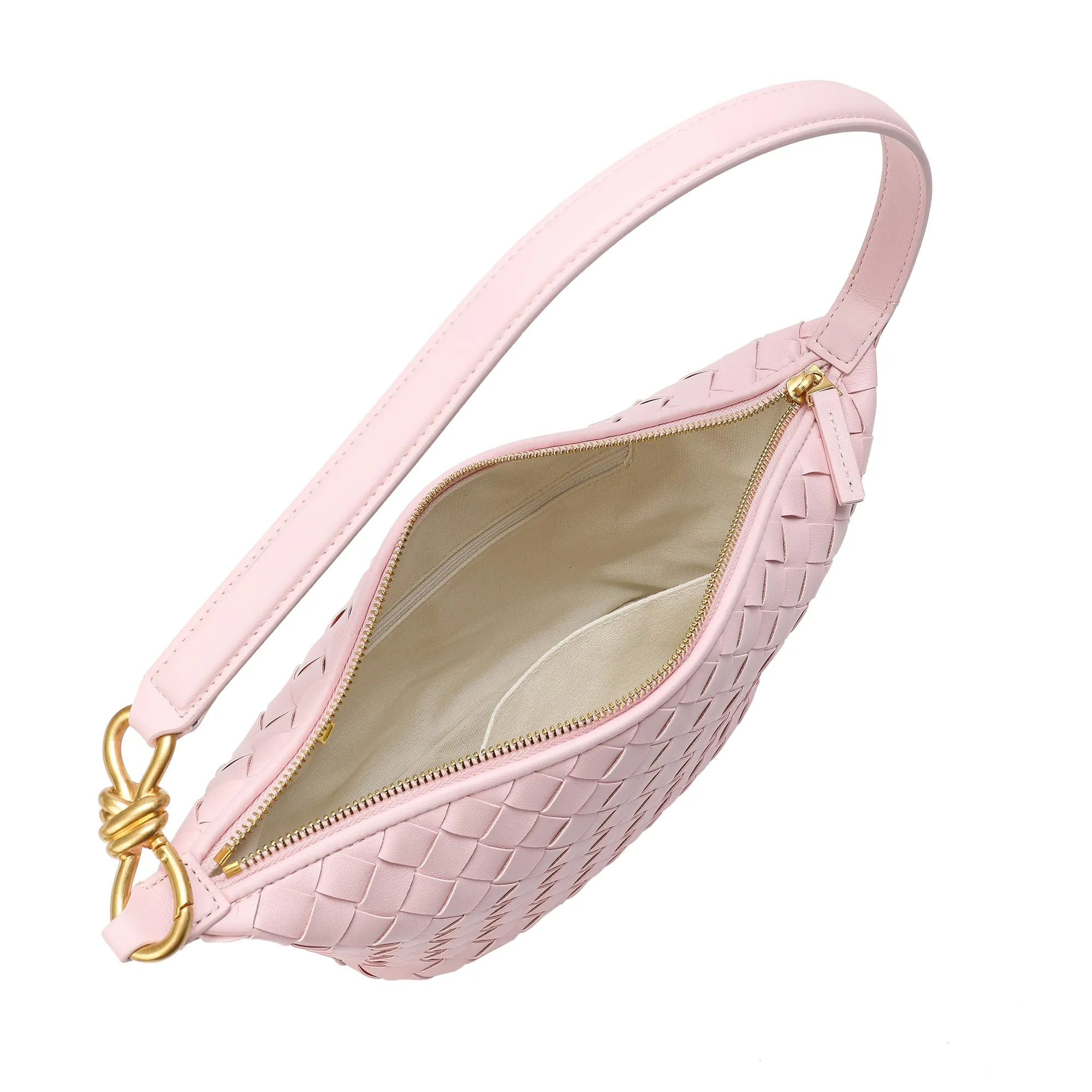 Woven Leather Hobo/ Shoulder Bag