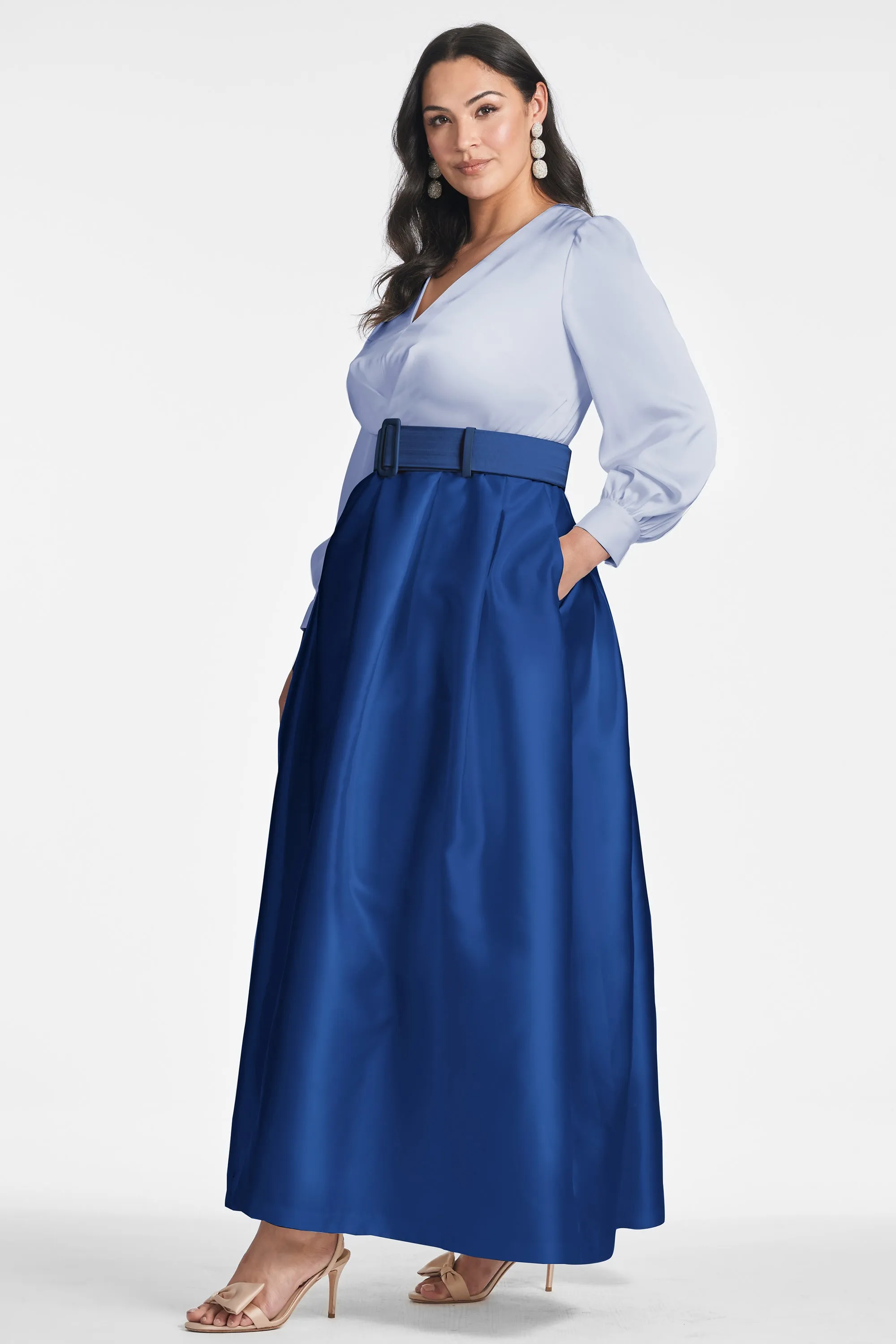 Zoe Gown - Periwinkle/Eclipse